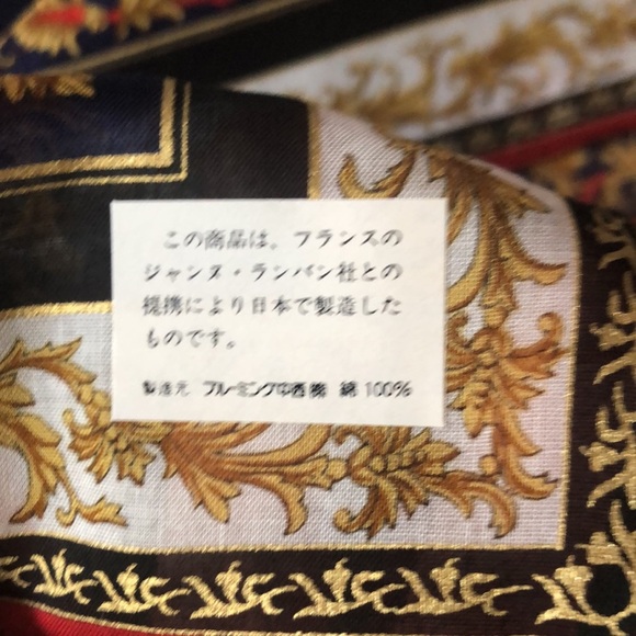 LANVIN PARIS 3 handkerchief - Picture 5 of 6